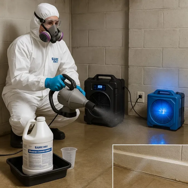 Sanitization and Odor Removal process in Inwood, FL